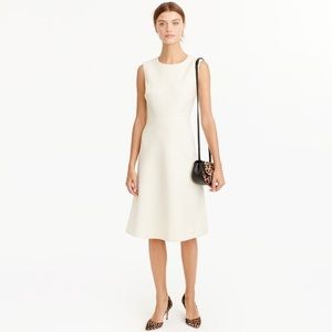 NWT J.Crew A-Line Dress in Double Serge Wool